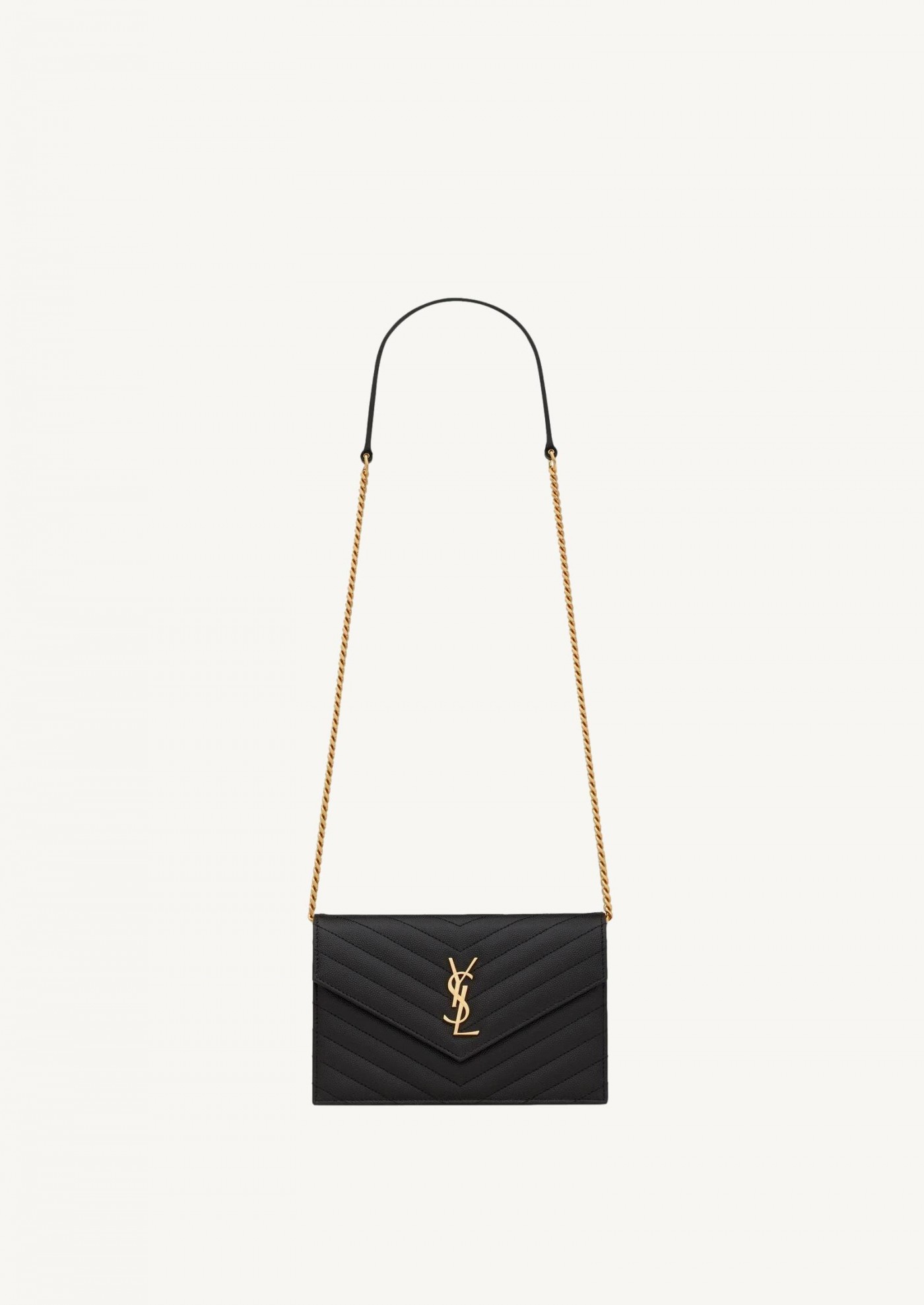 Cassandre chain wallet noir et or 857605 BOW01