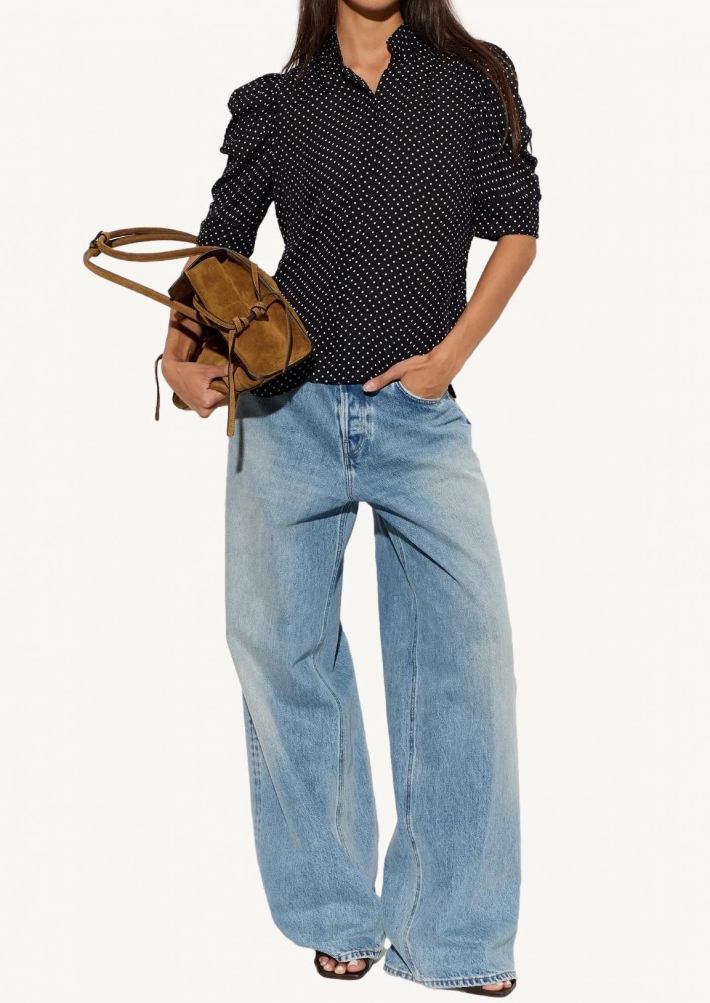 Haikure Bethany High-Waisted Wide-Leg Jeans Haikure