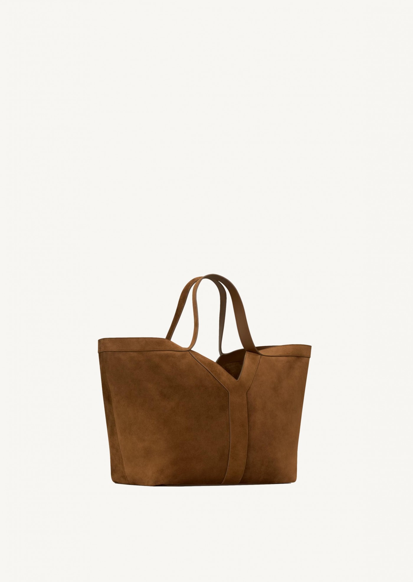 Camel Suede Y Tote