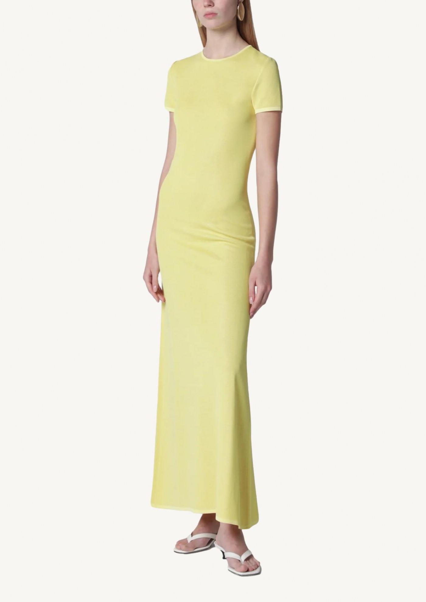 The Yellow Knit Dress