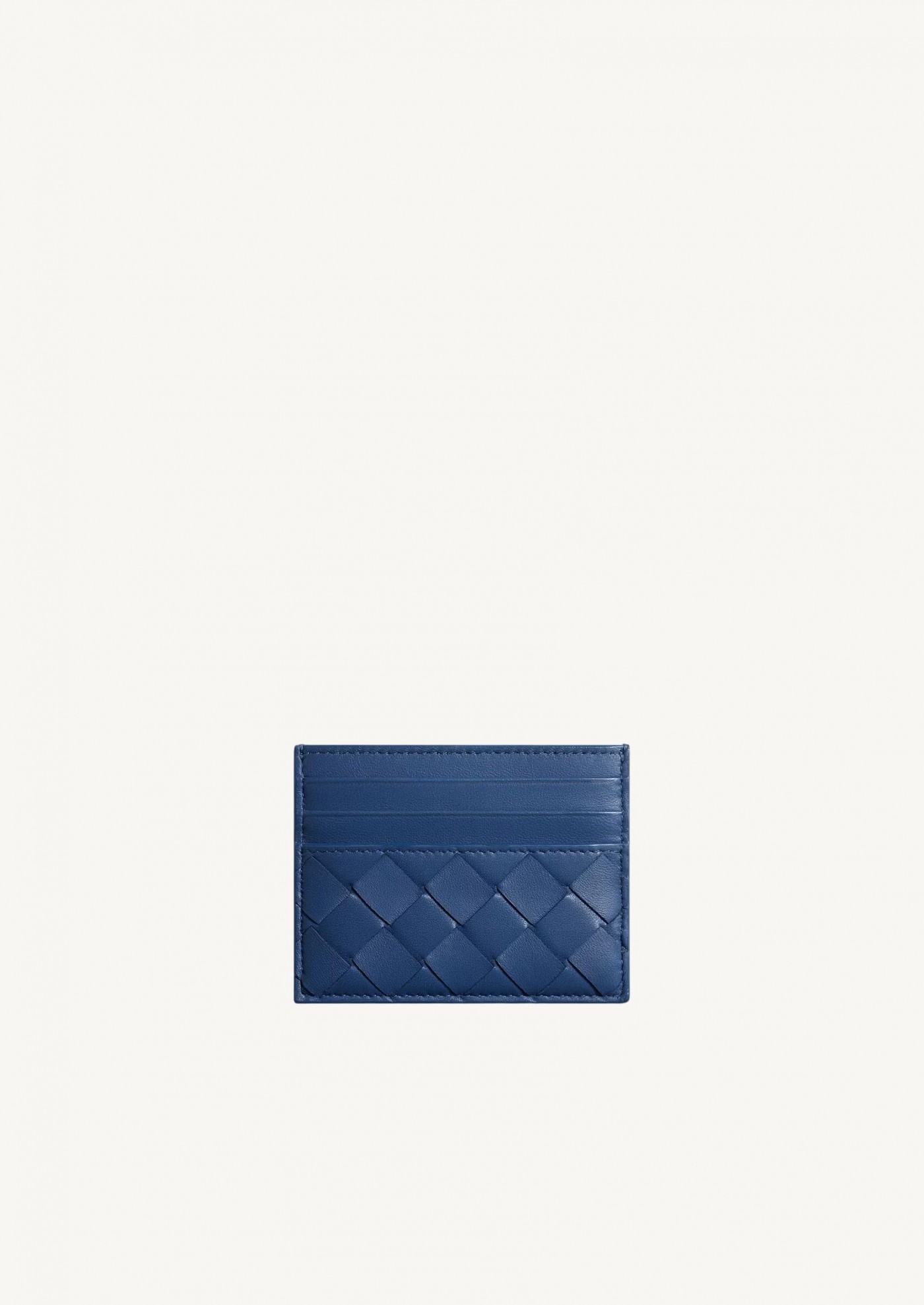 Intrecciato BLUE VENEZIA-MUSE BR Credit Card Holder Bottega Veneta