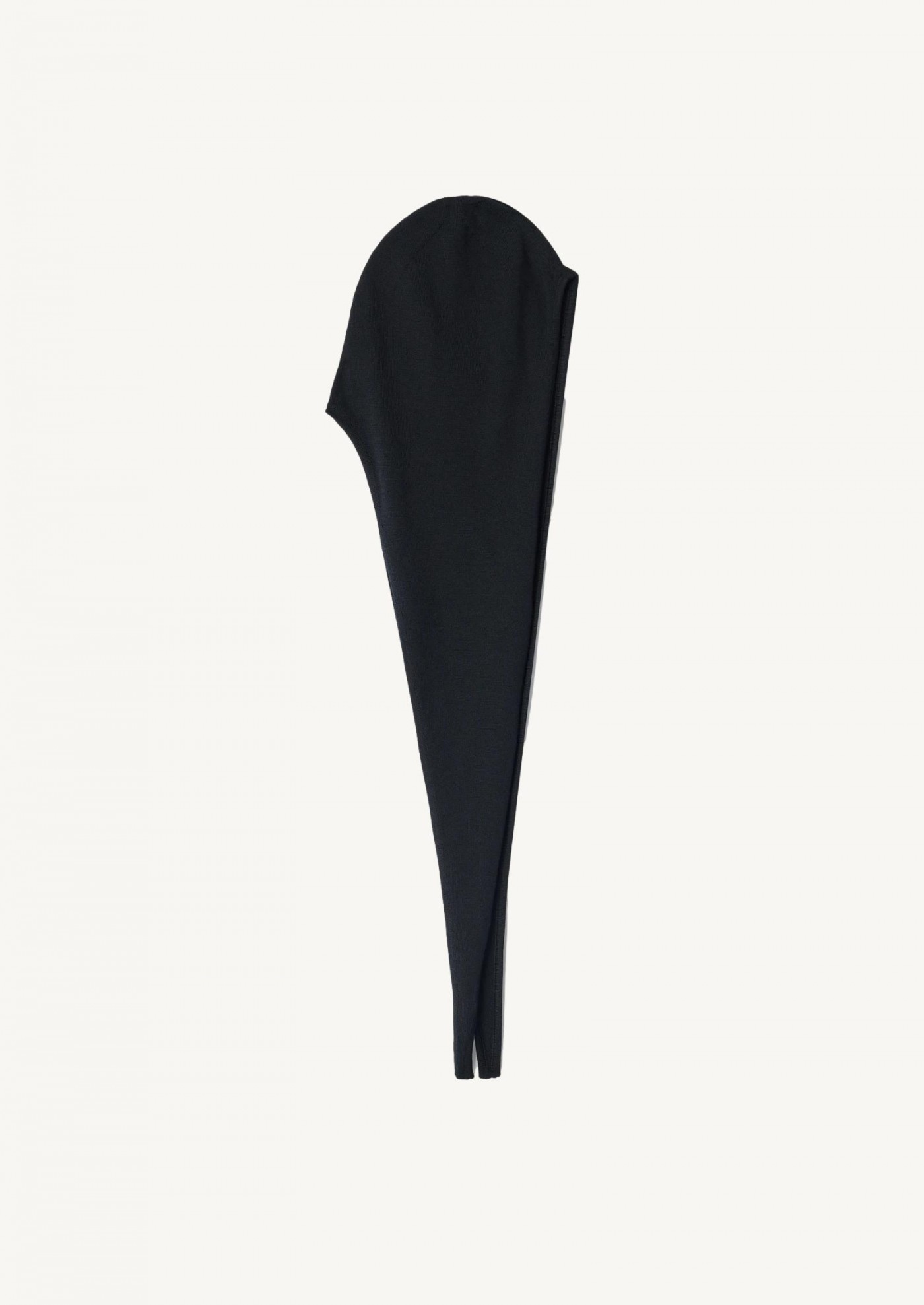 FOULARD EN LAINE FINE NOIR Lemaire