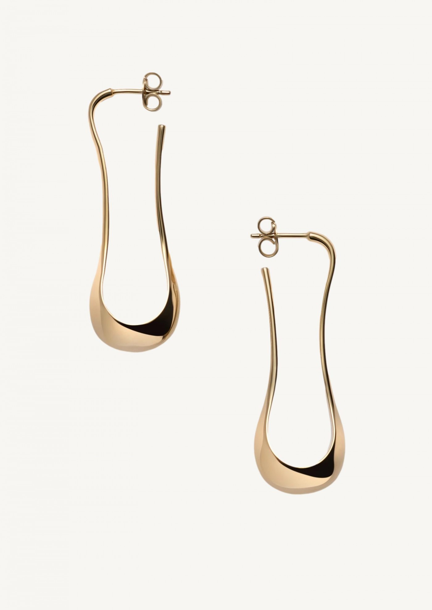 SHORT DROP EARRINGS IN VERMEIL
