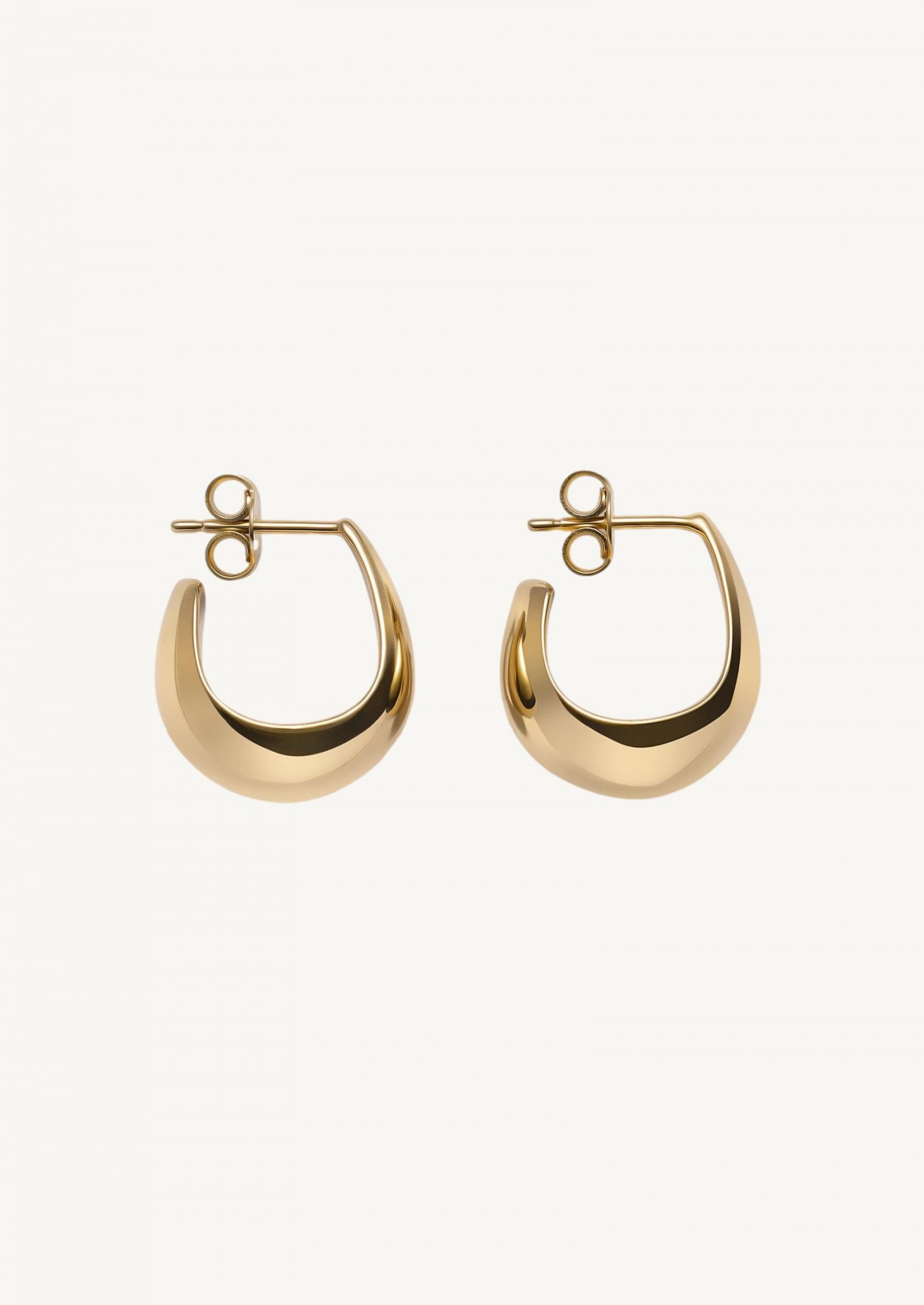 BOUCLES D’OREILLES MINI DROP COURBÉES EN VERMEIL Lemaire