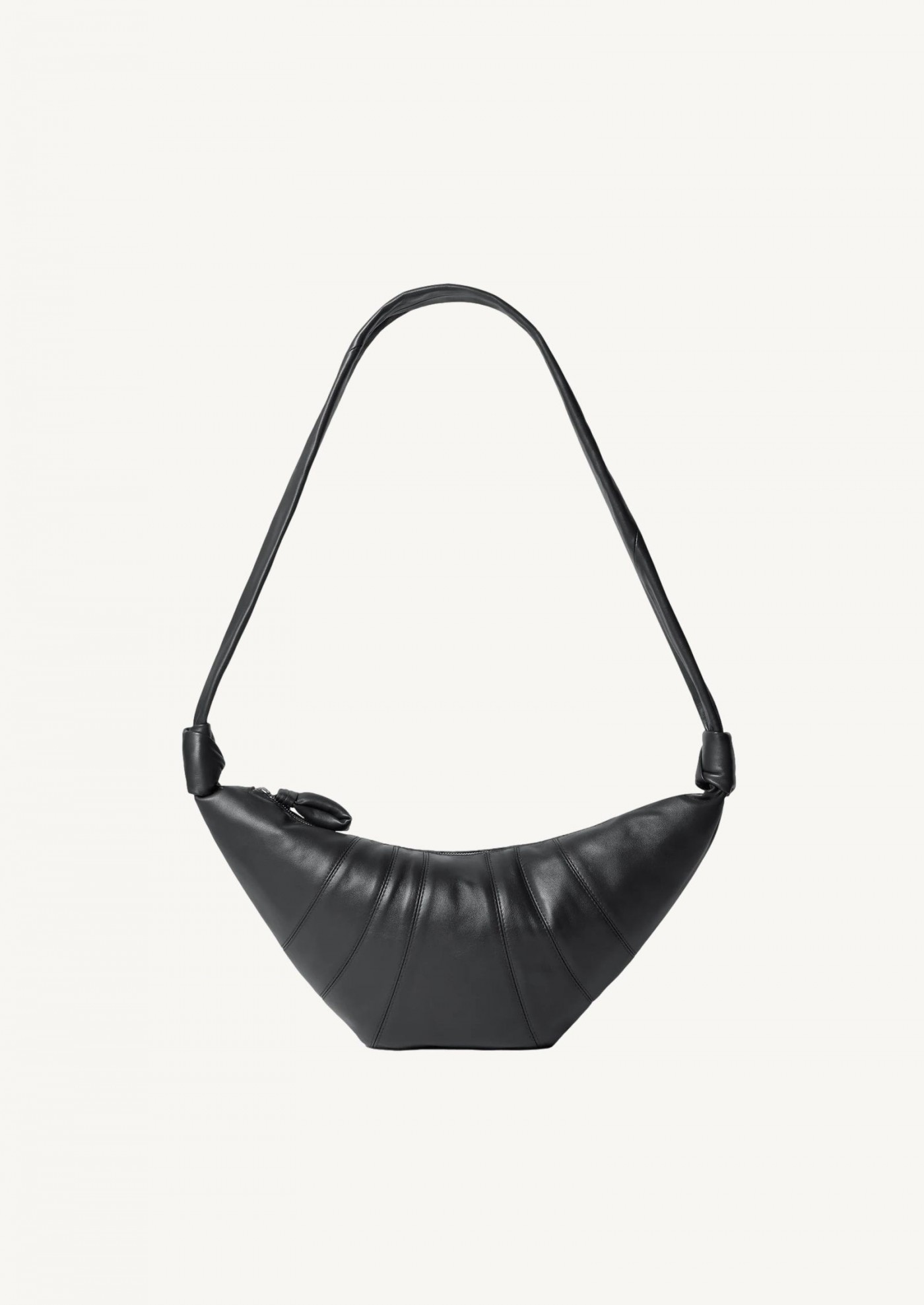 MEDIUM CROISSANT BAG, BLACK