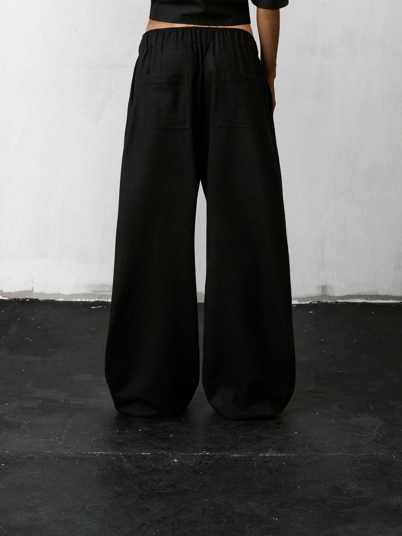 DORA BLACK Wool Pants The Latest