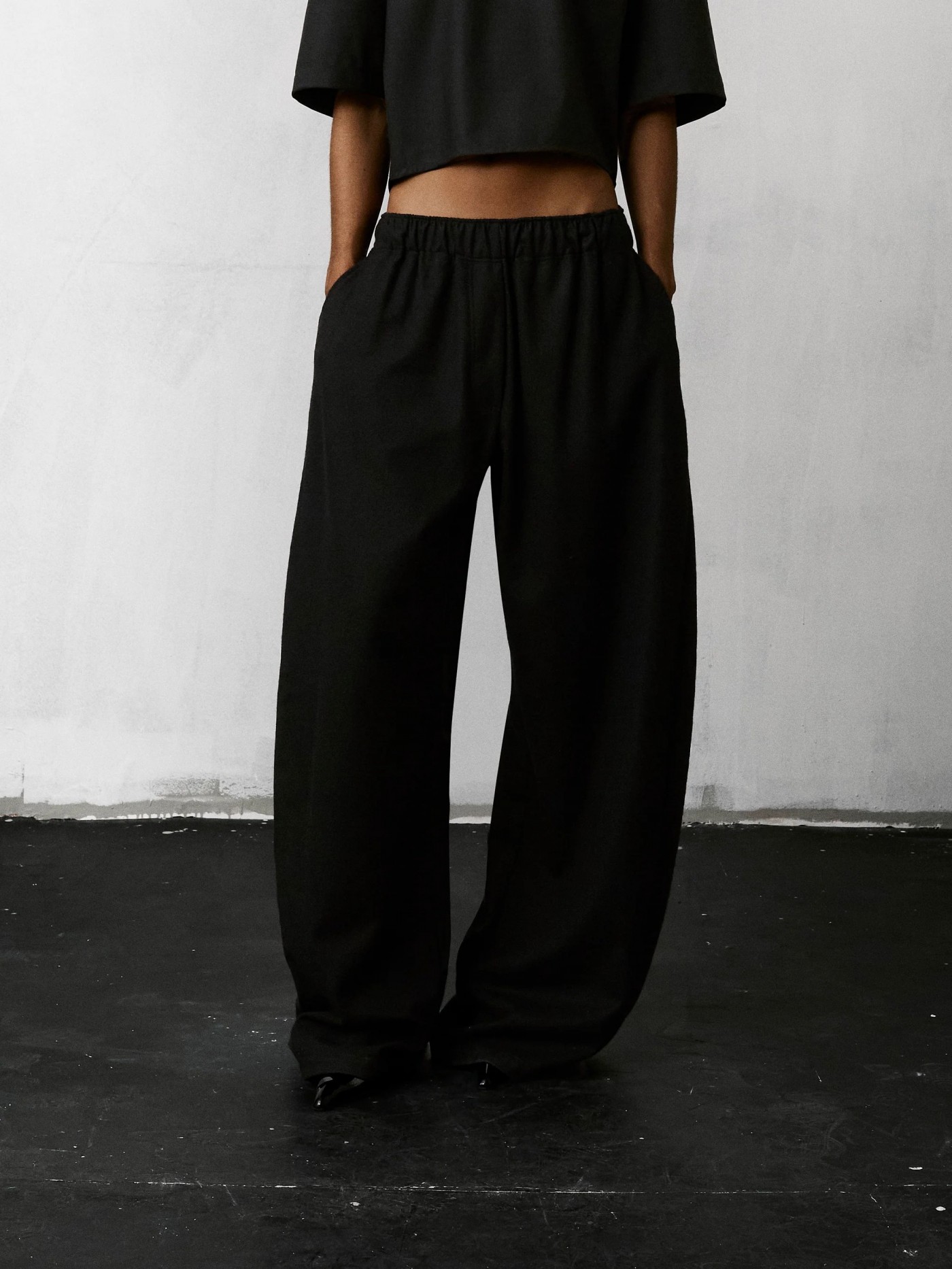 DORA BLACK Wool Pants The Latest