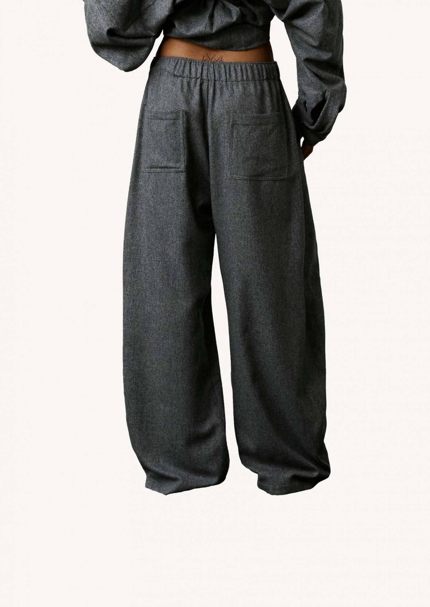 DORA GREY LIGHT Wool Pants The Latest