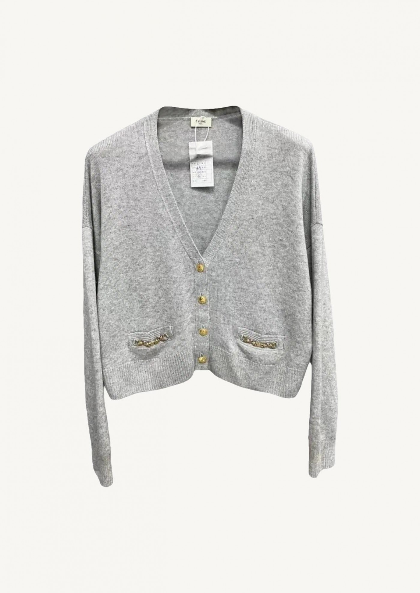 Celine gray cardigan