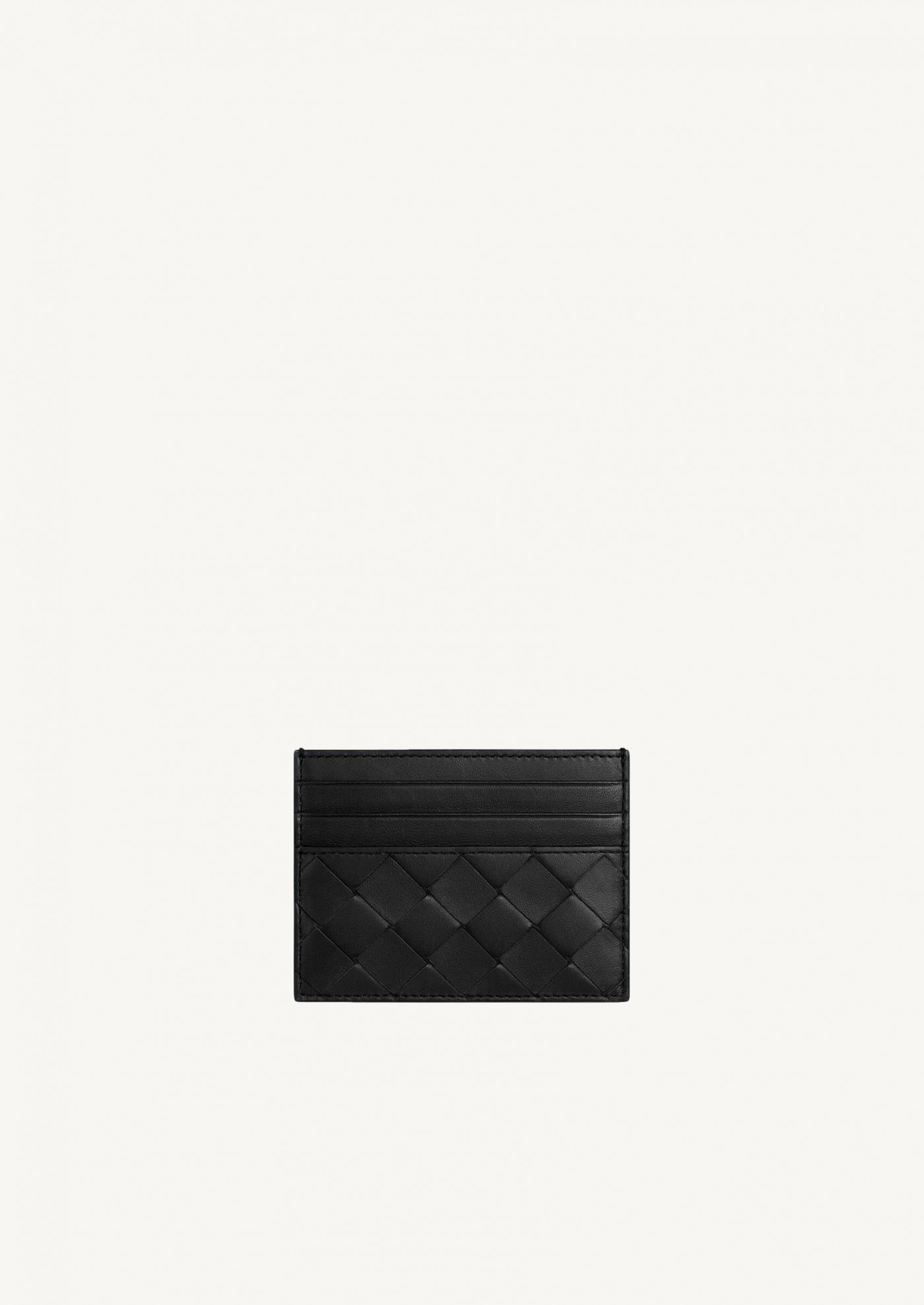 Étui Pour Cartes De Crédit Intrecciato BLACK-GOLD