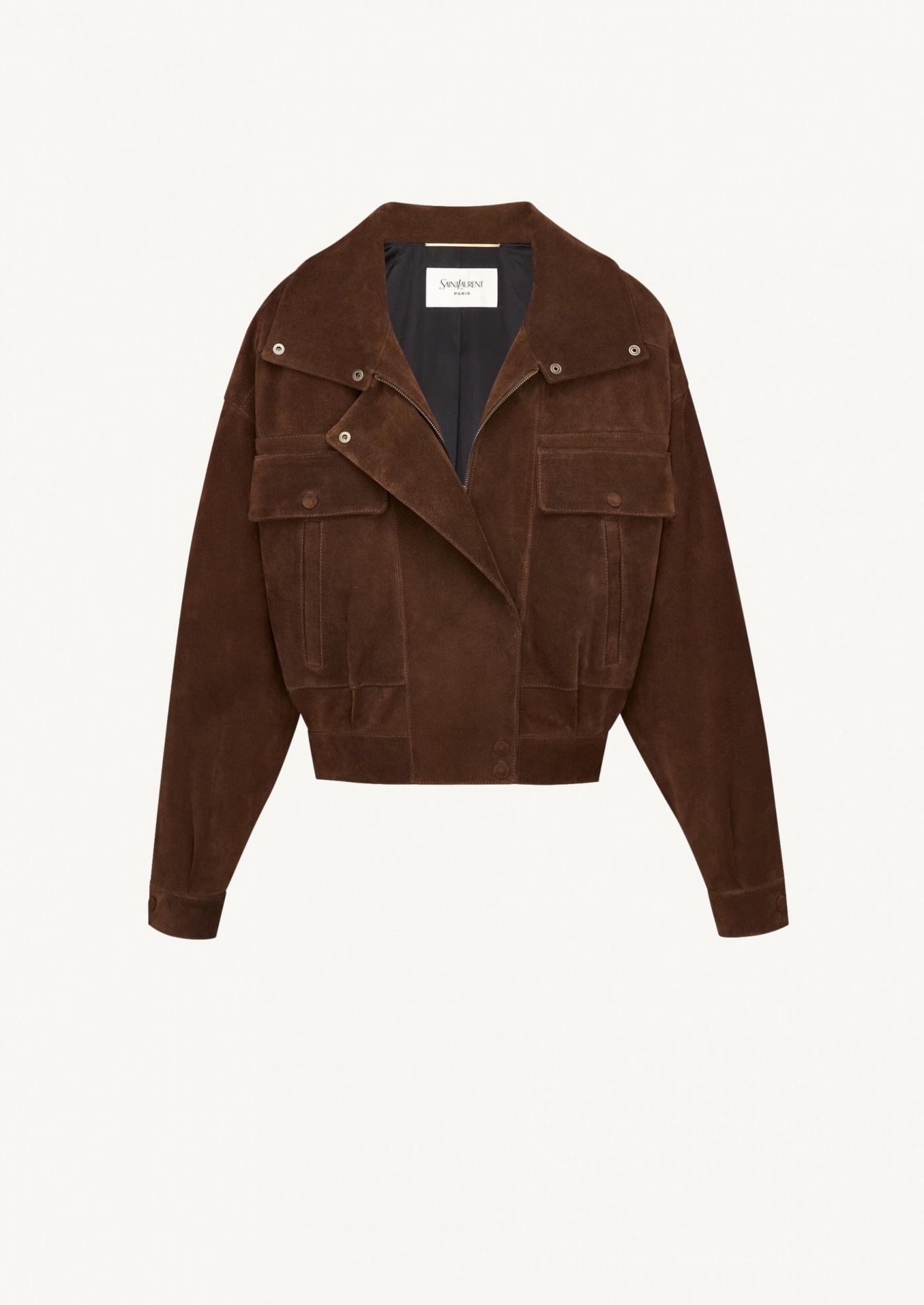 veste en cuir fendu vintage