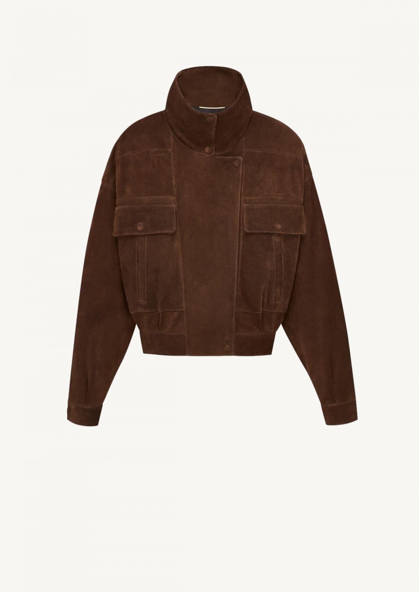 veste en cuir fendu vintage