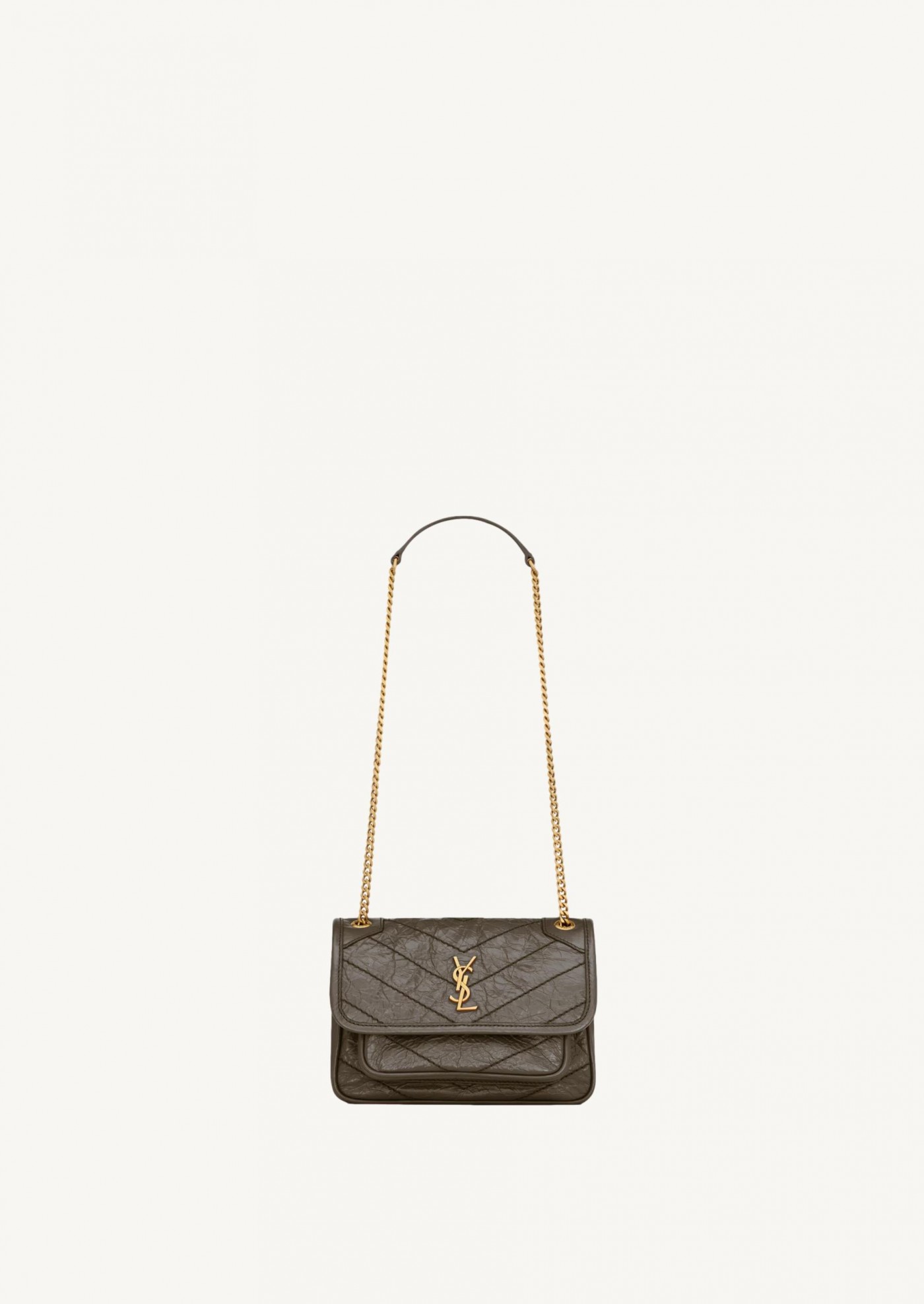 NIKI mini en cuir vintage EN MUSK LIGHT