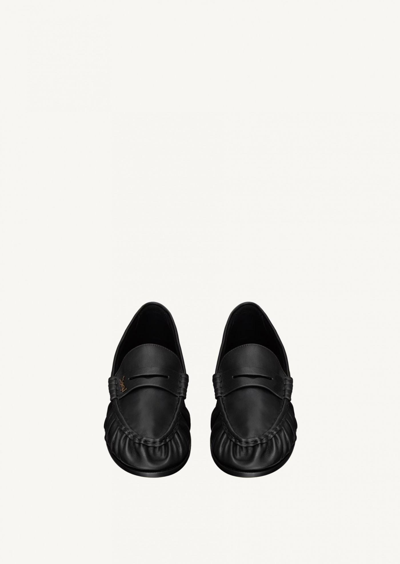 LE LOAFER supple mocassins en cuir mat Saint Laurent