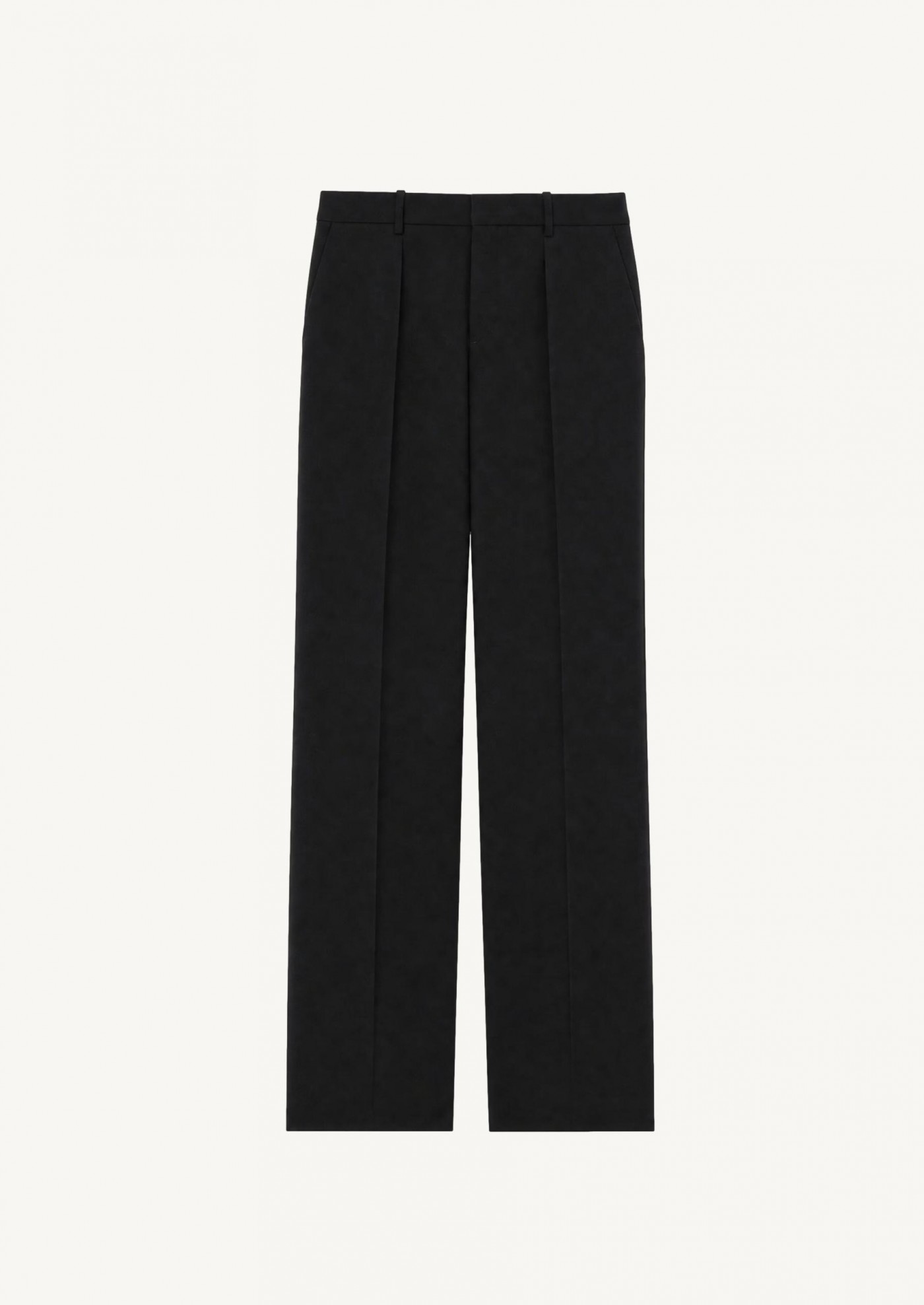Fine pinstripe satin crepe trousers Saint Laurent