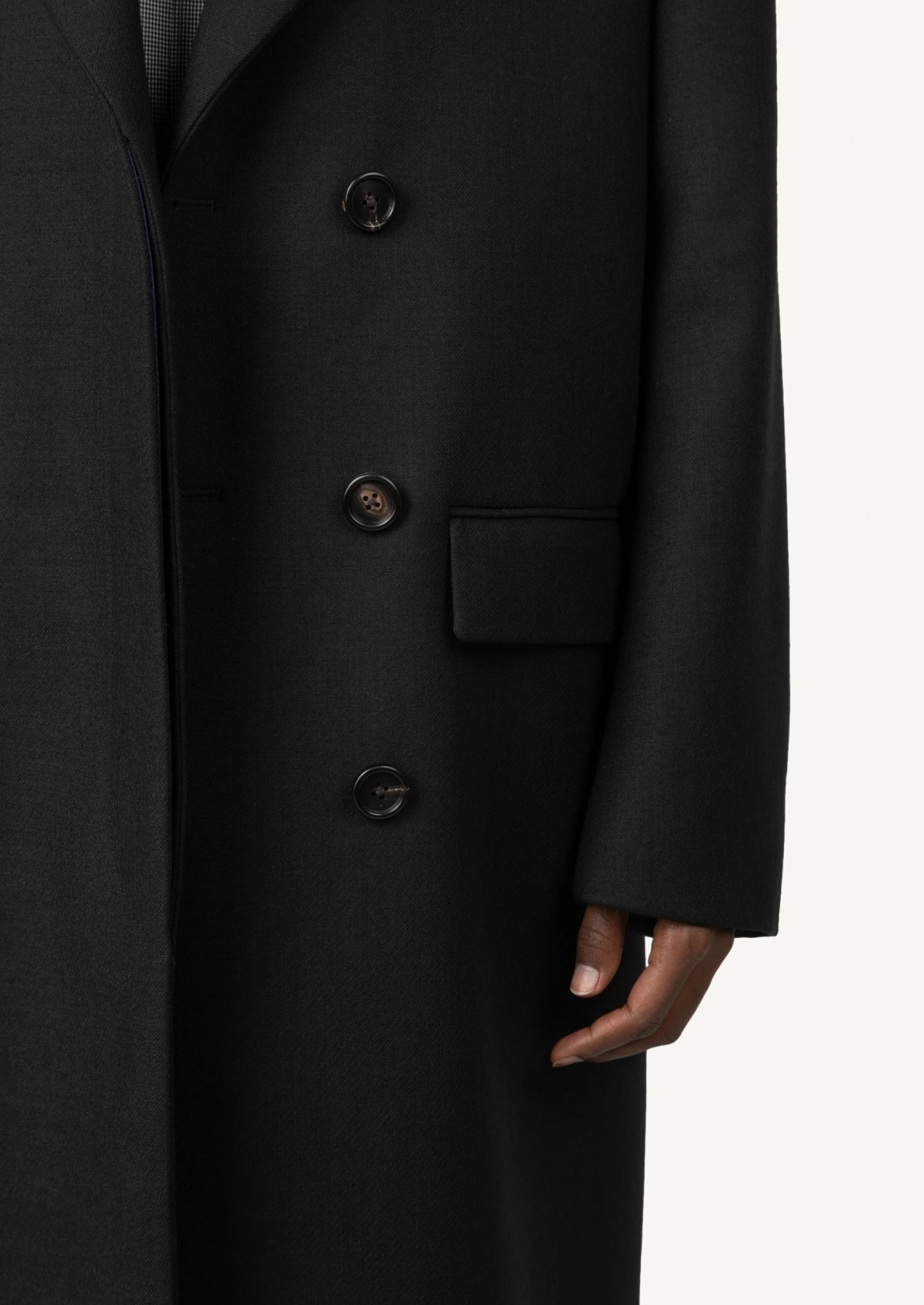 Structured wool crepe coat MARTIN Indress