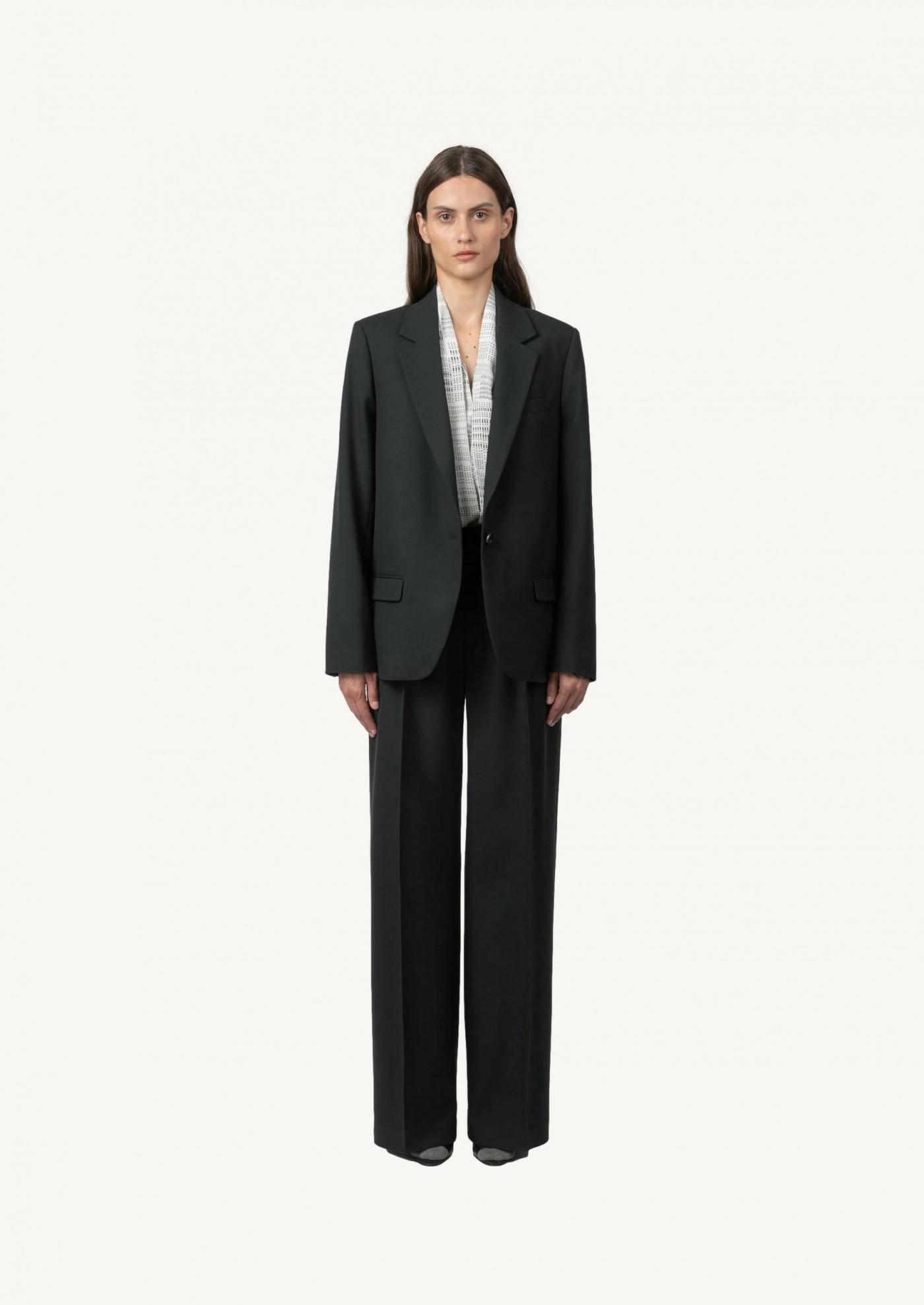 Veste en twill de laine JULIEN