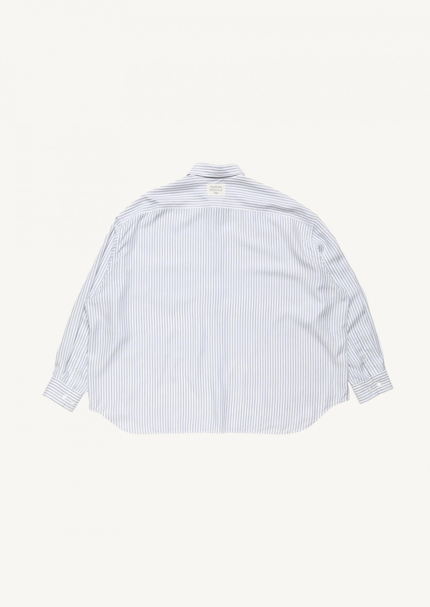 Striped button-up shirt