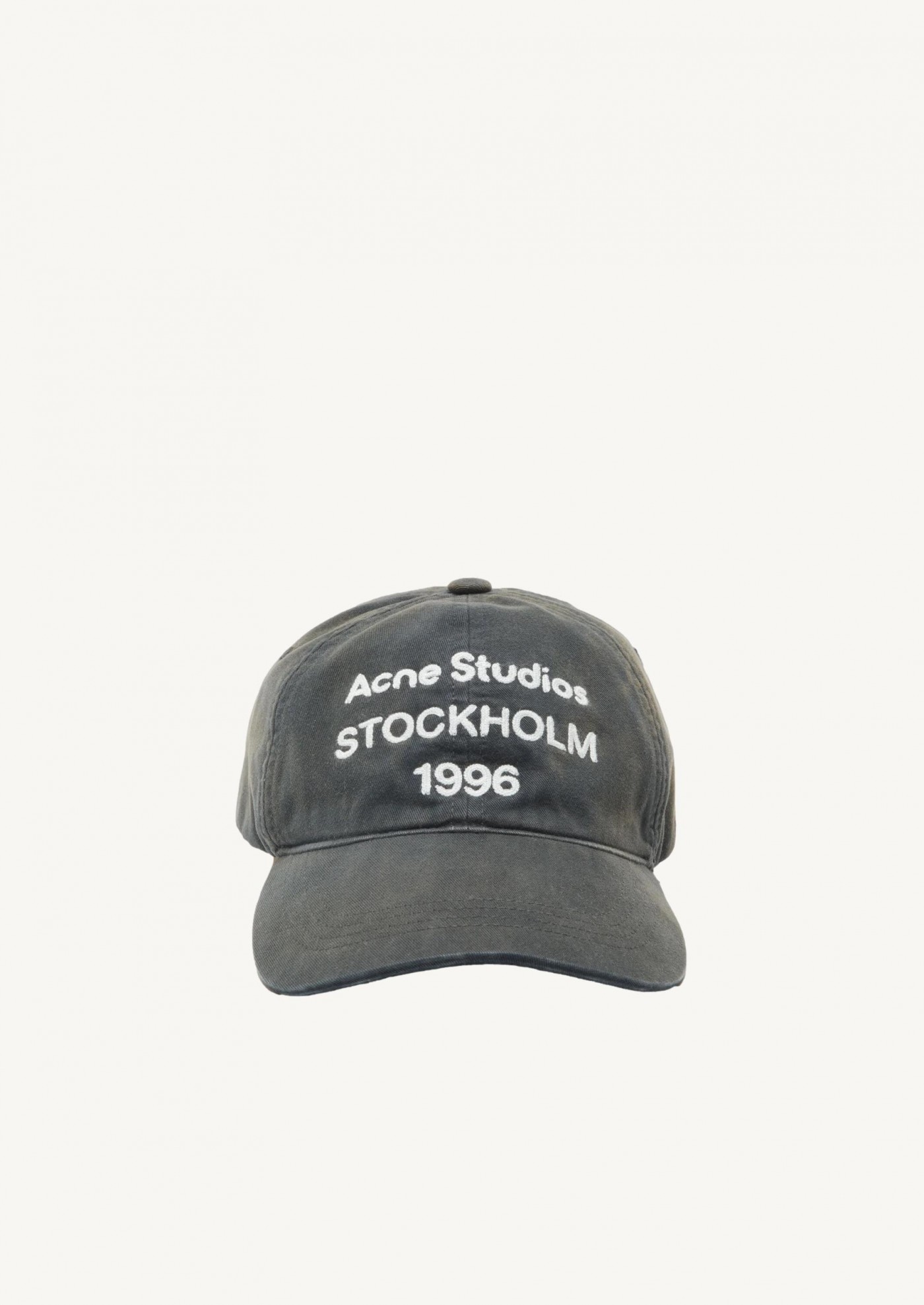 Casquette à logo delavée