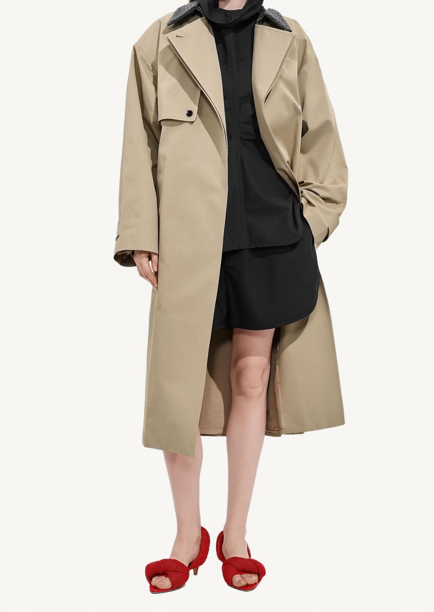 Cotton trench coat