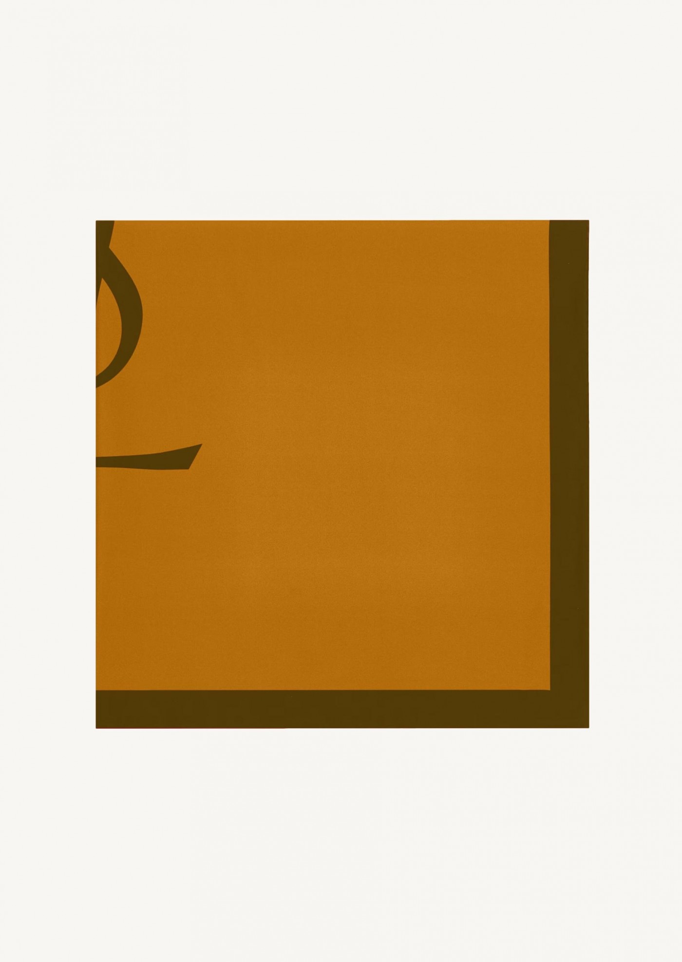 CASSANDRE silk twill square scarf Saint Laurent