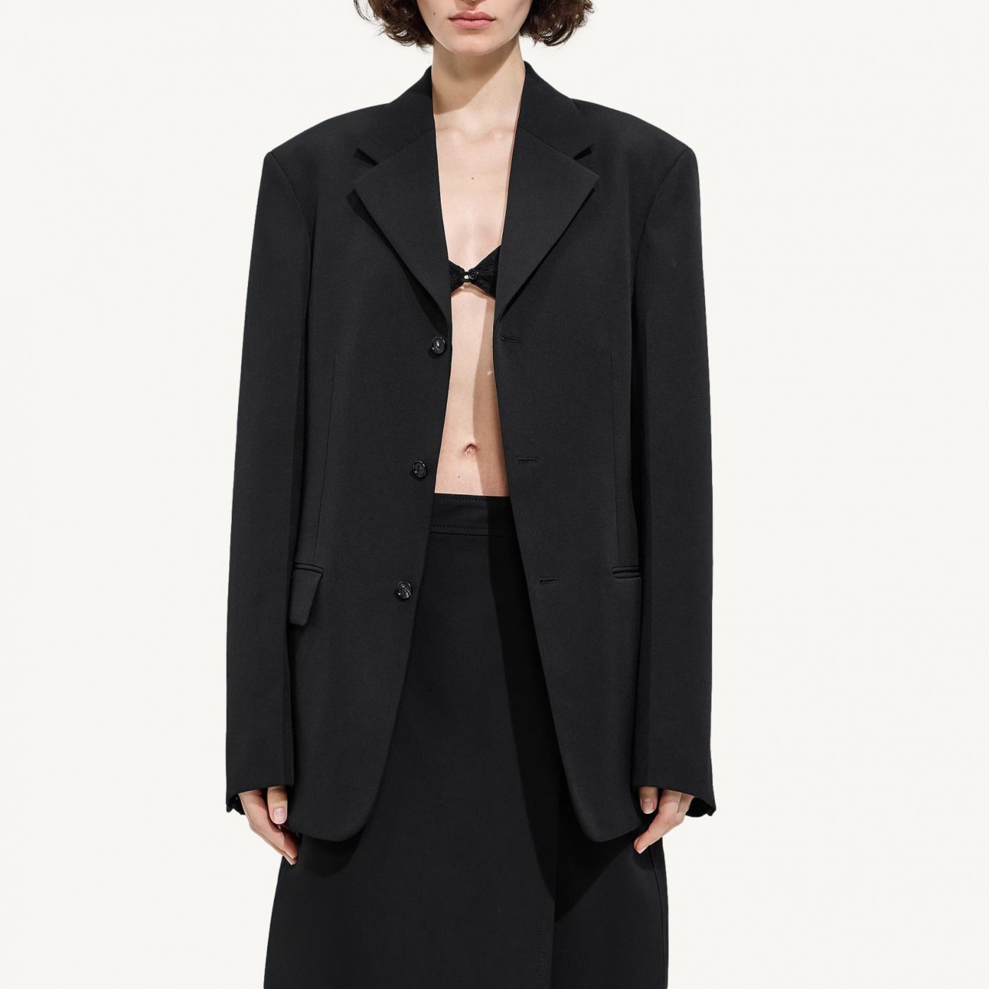 Grain de poudre wool jacket. Bottega Veneta