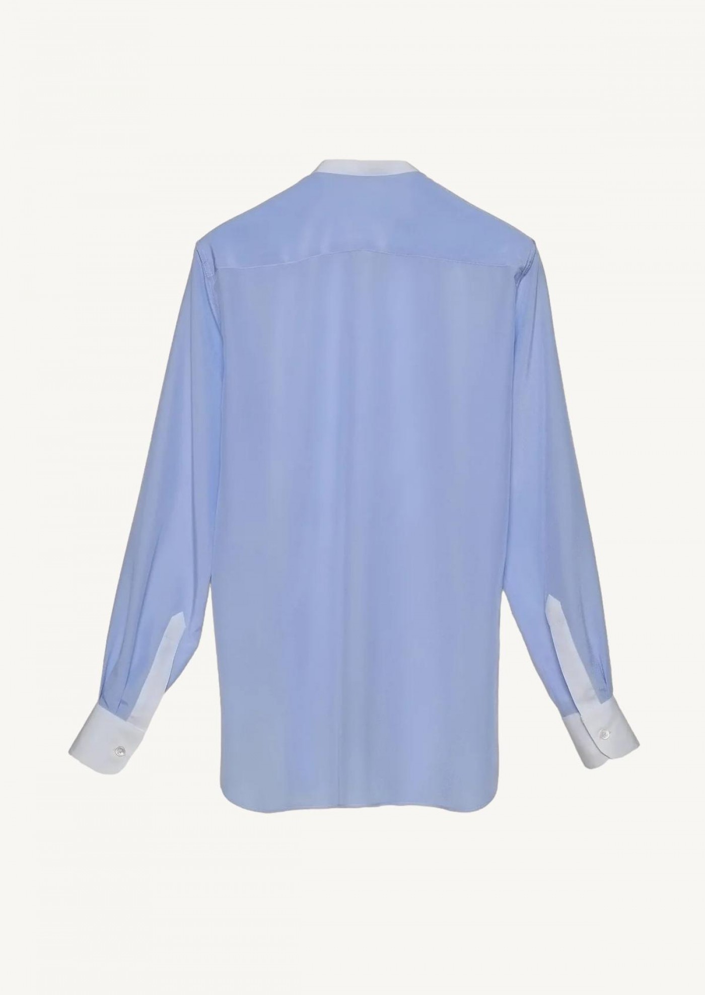 CHEMISE À PLIS BLEU PÂLE
