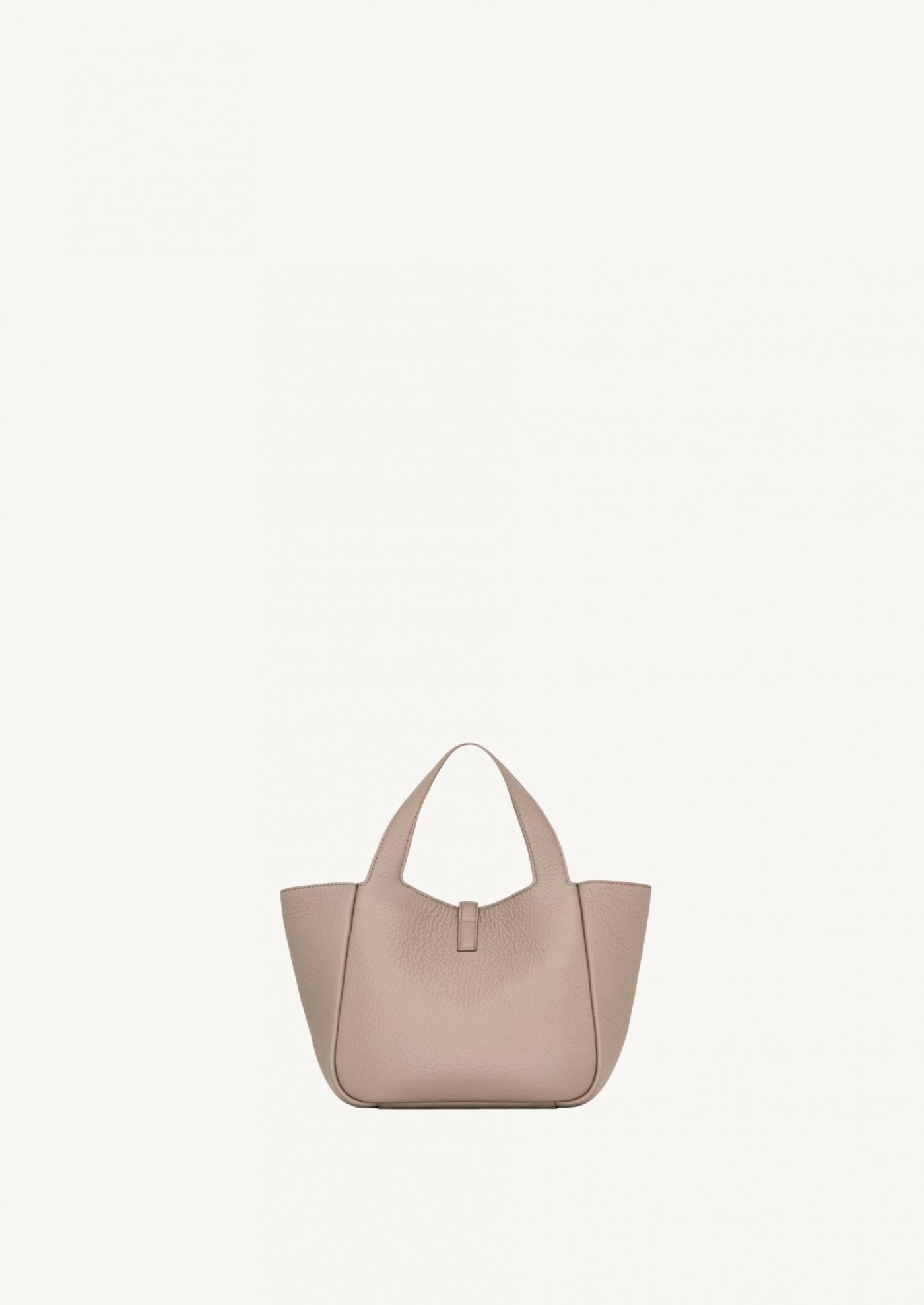 LE 5 A 7 BABY BEA CUIR GRAINE TAUPE Saint Laurent