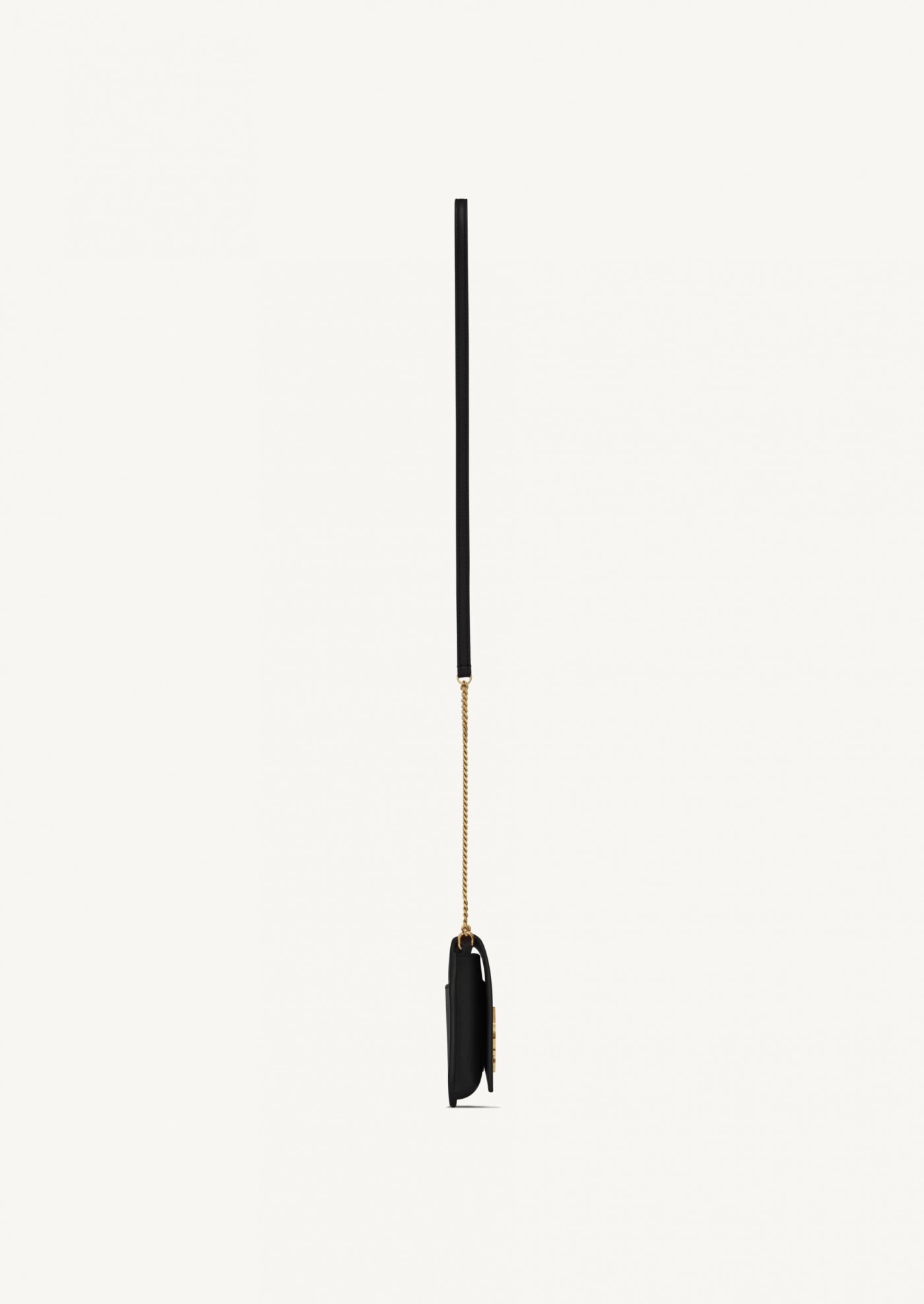 CASSANDRE BLACK LEATHER PHONE CASE Saint Laurent