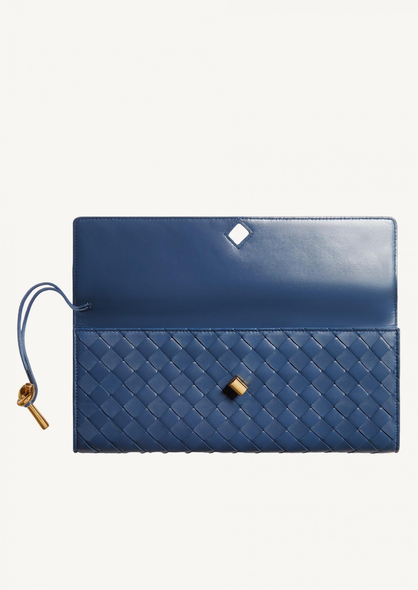 Clutch Andiamo Bleu Venezia Bottega Veneta