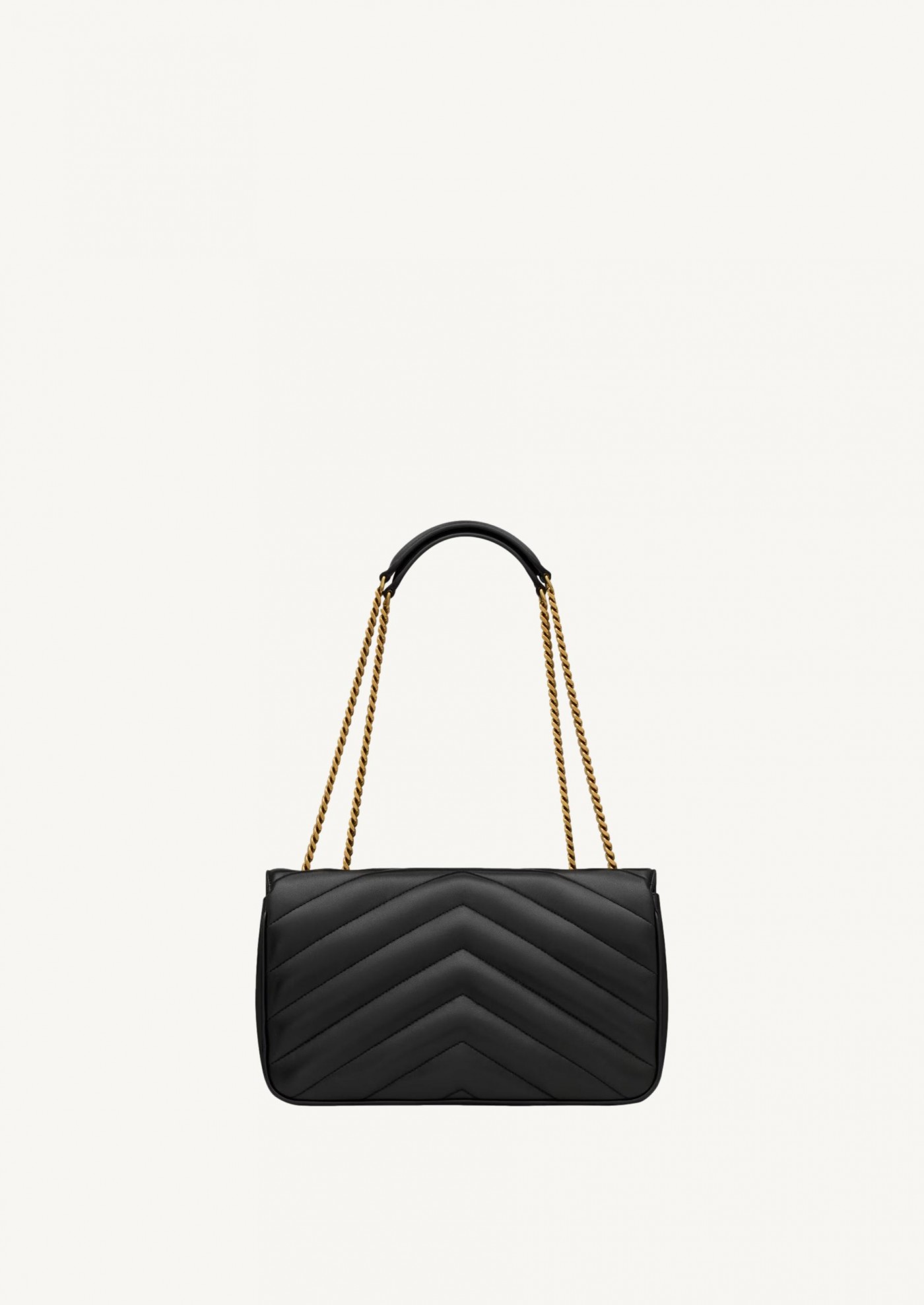 LOULOU MEDIUM BLACK QUILTED LEATHER Saint Laurent