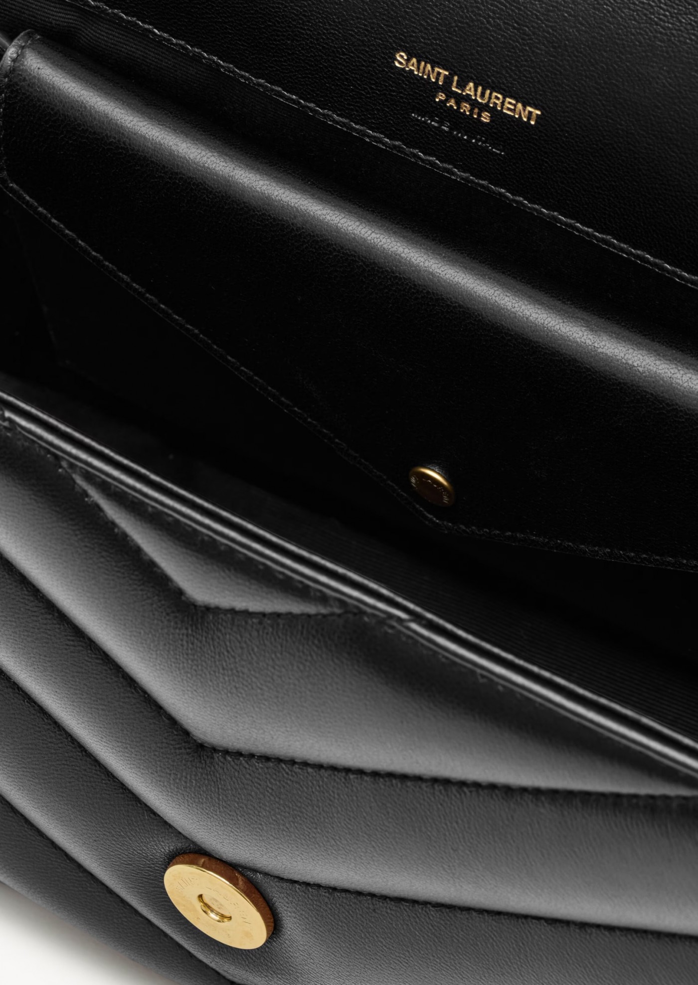 LOULOU MEDIUM CUIR MATELASSÉ NOIR Saint Laurent