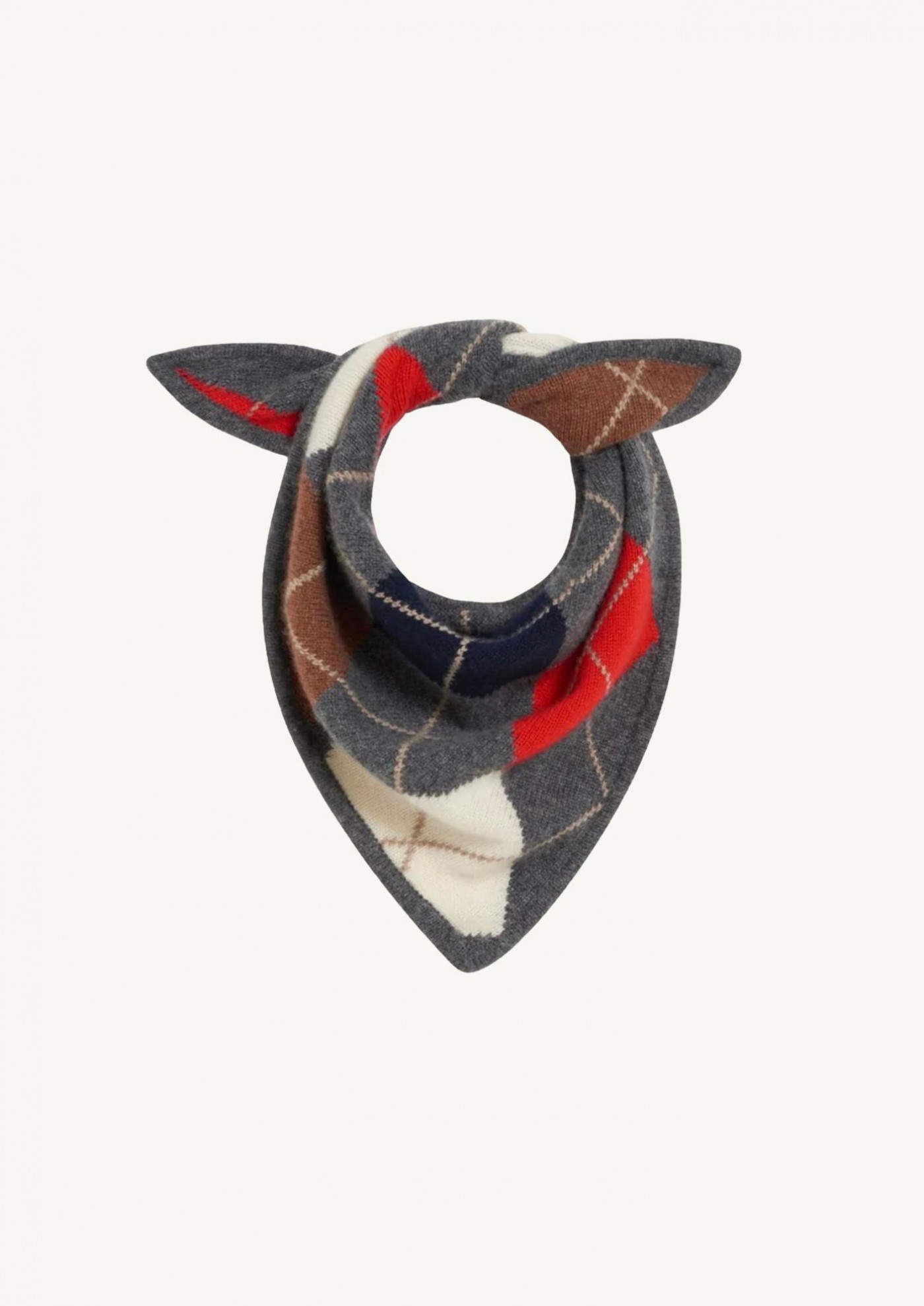 FOULARD ARGYLE GRIS