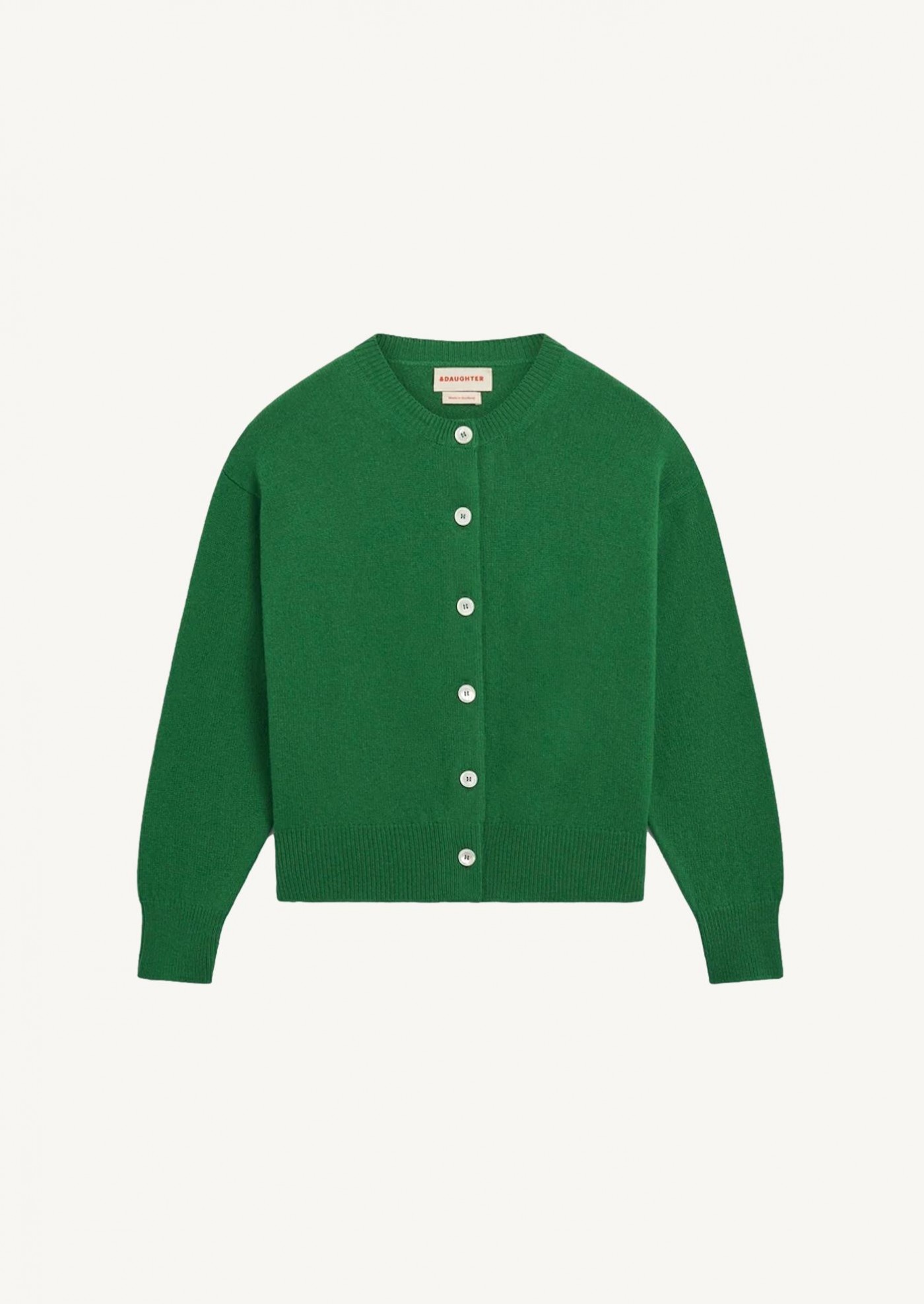 CARDIGAN ADA CREWNECK GREEN PAGODA