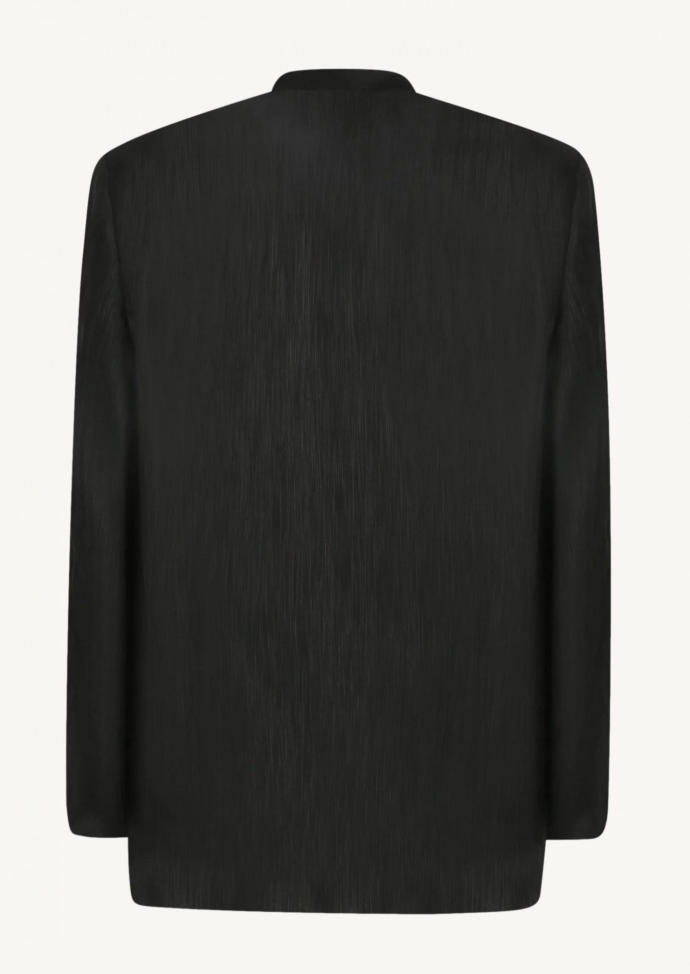 LA VESTE THE EROSE BLACK SHANTUNG