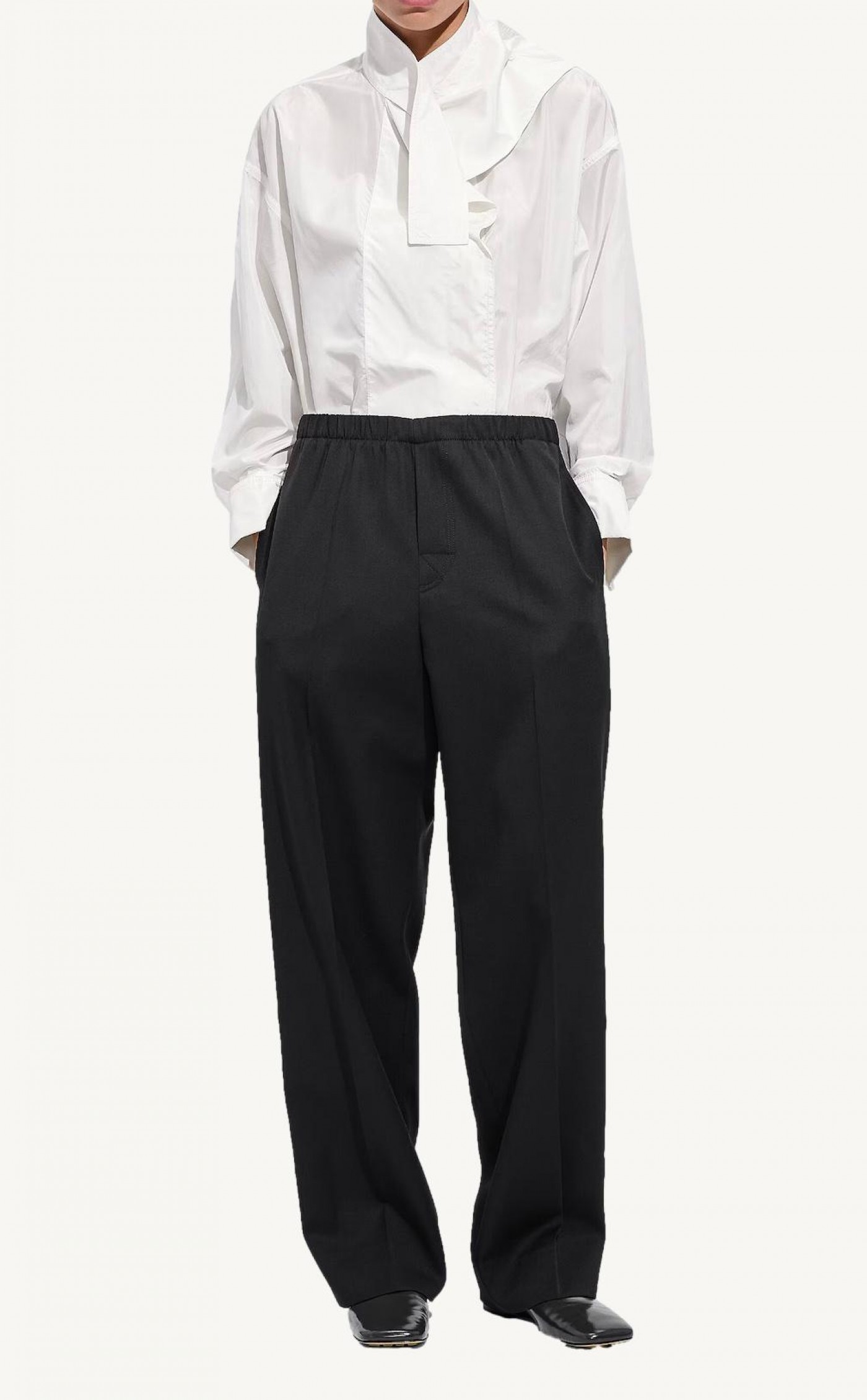 Grain de poudre wool trousers