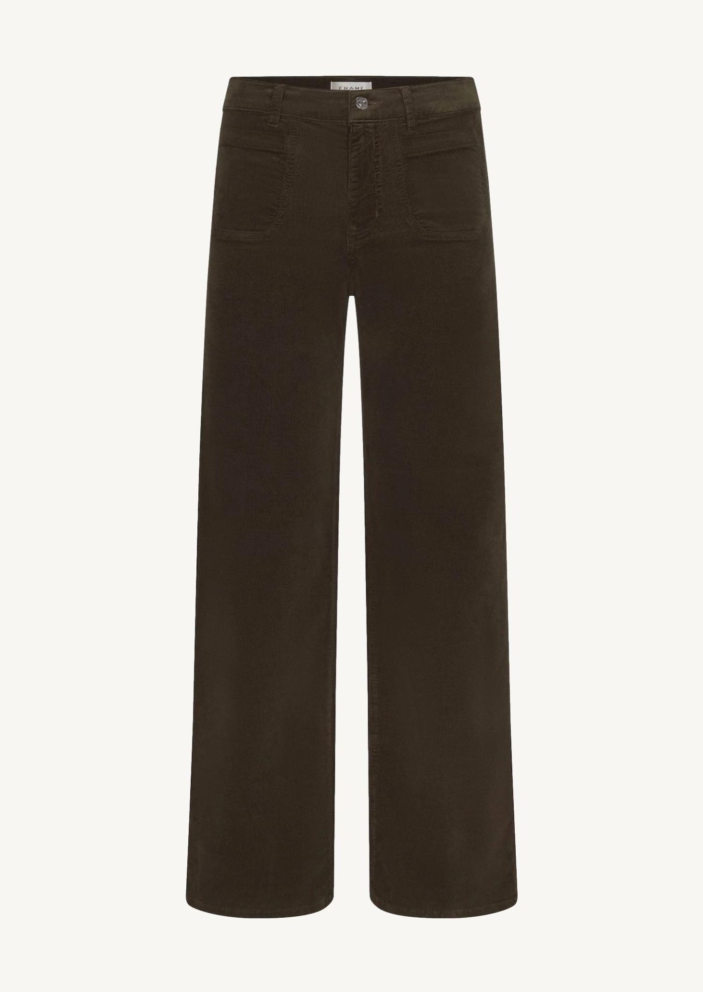 Le Slim Palazzo Modernist Pocket Corduroy Frame