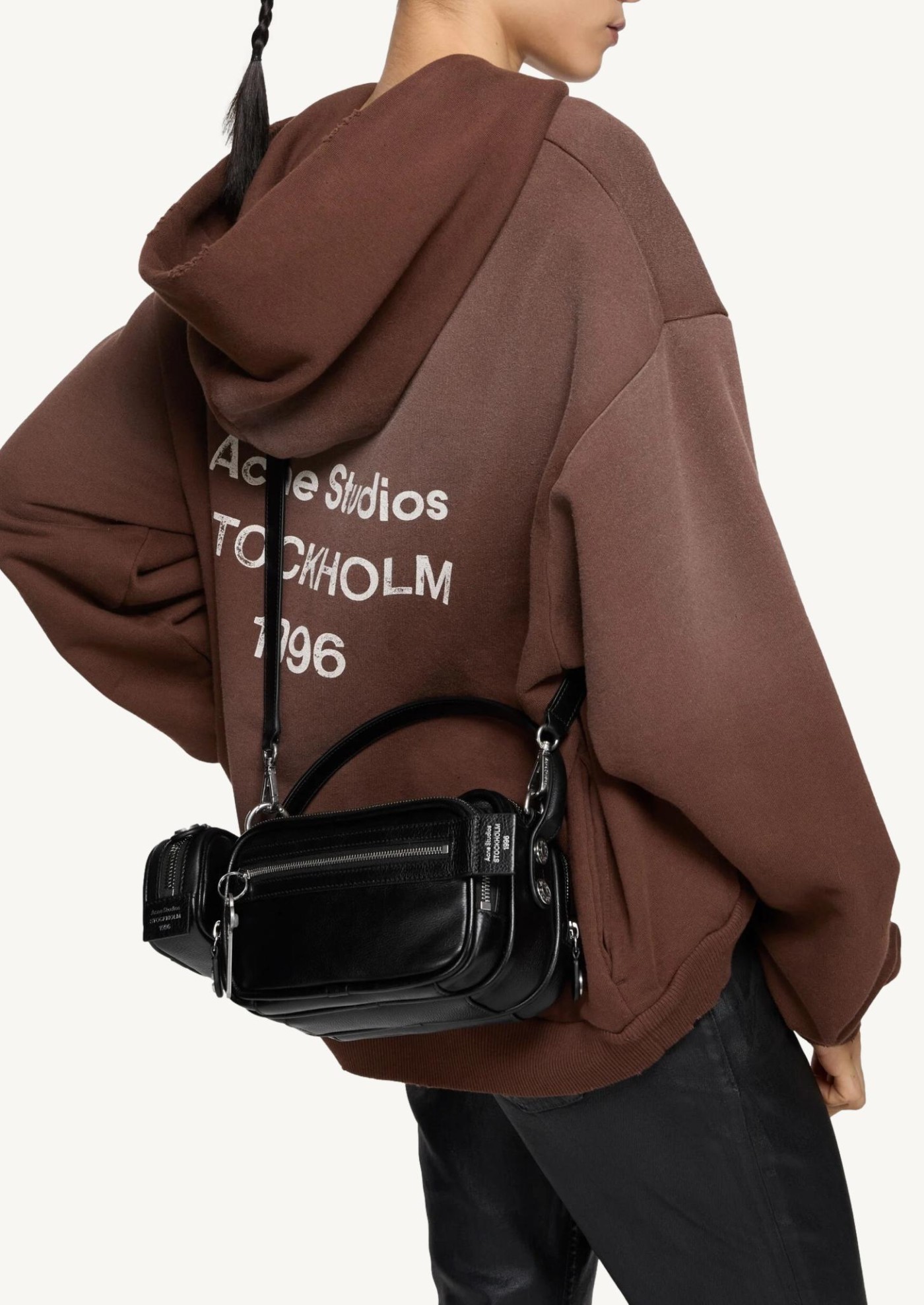 Sac à bandoulière kit Camero Noir Acne Studios