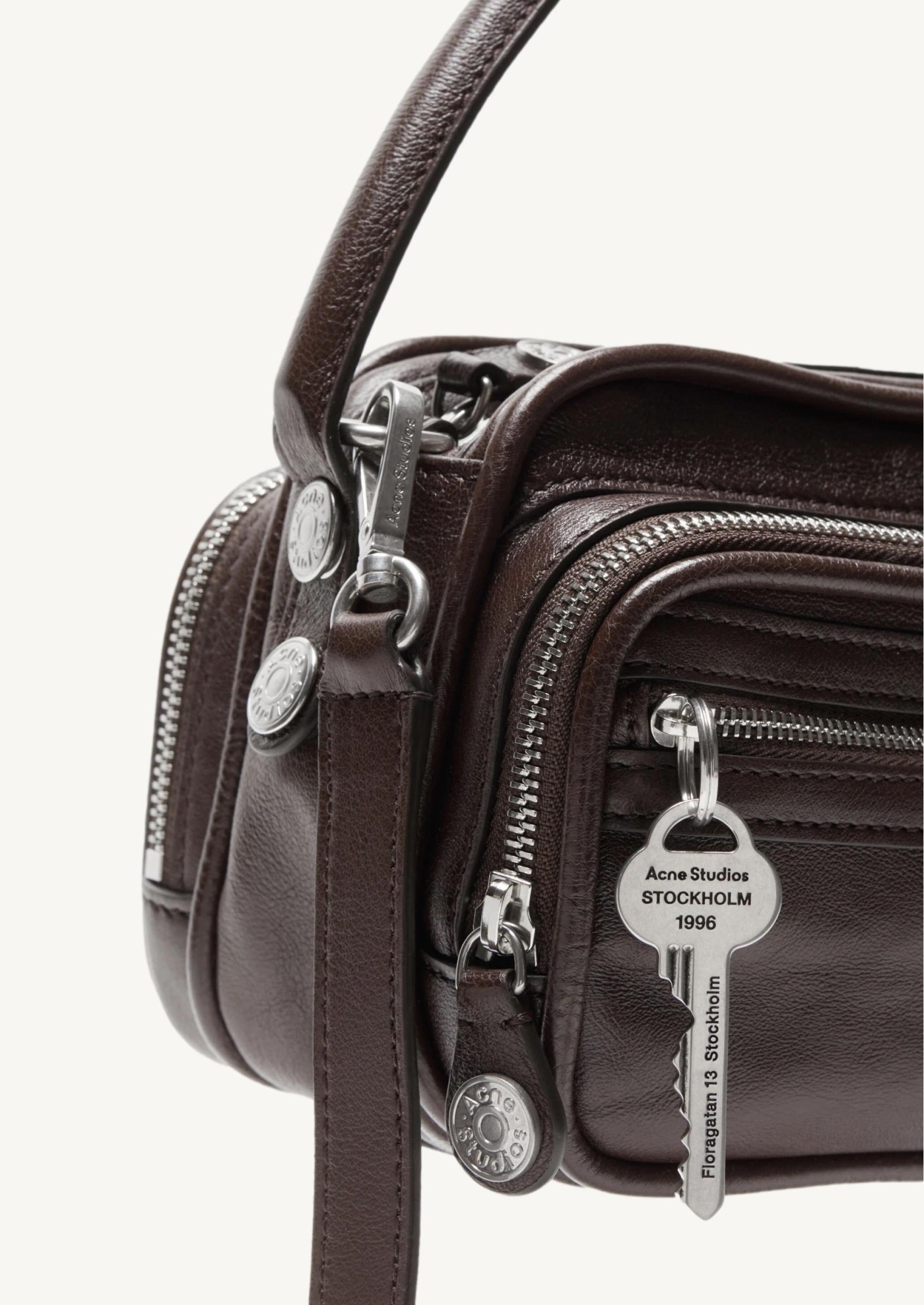 Camero Brown Kit Shoulder Bag Acne Studios