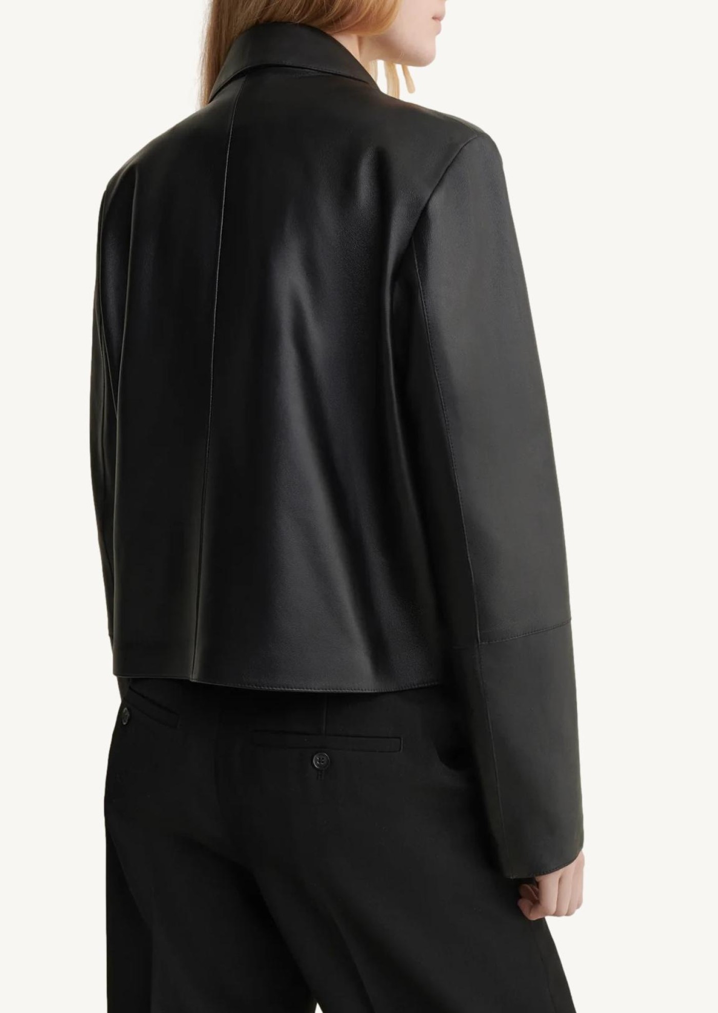 Veste Emy classique en cuir Noir Arma