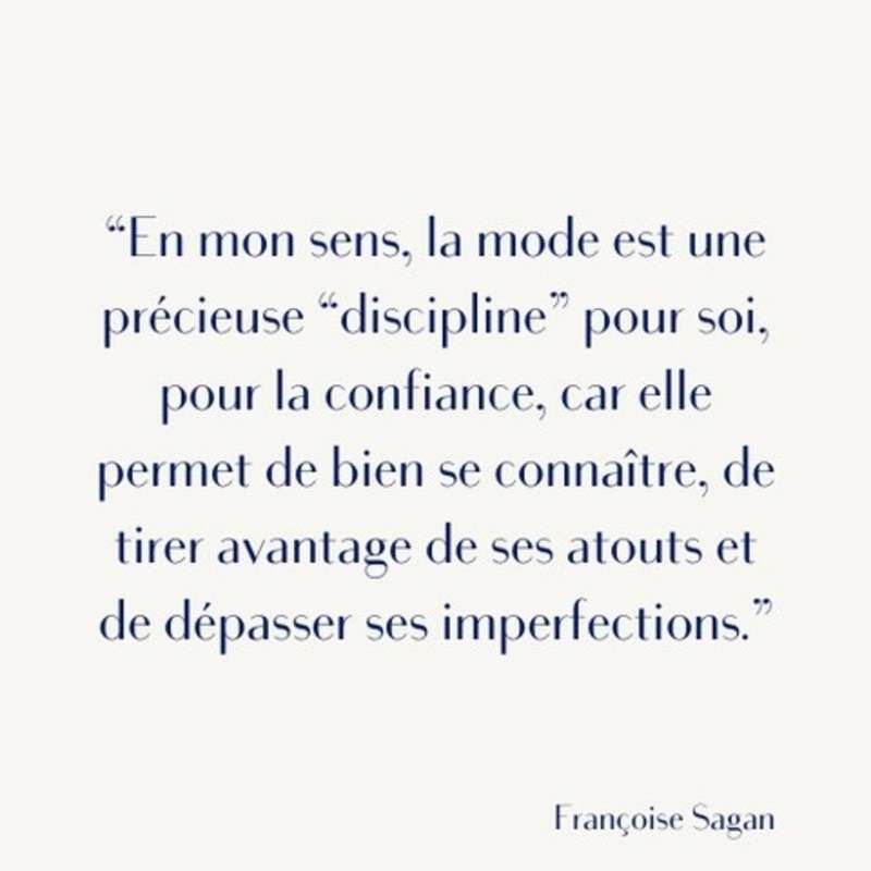 ✨ La mode comme discipline ✨⁠
Bien plus qu’un jeu de tendances, elle devient une école de confiance en soi.⁠
Elle nous apprend à nous connaître, à valoriser nos forces, et à sublimer nos imperfections avec élégance.⁠
⁠
Et vous, qu’est-ce que la mode vous a appris sur vous-même ?
